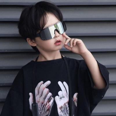 Modische winddichte Sport-Sonnenbrille für Kinder (Jungen und Mädchen) zum Radfahren