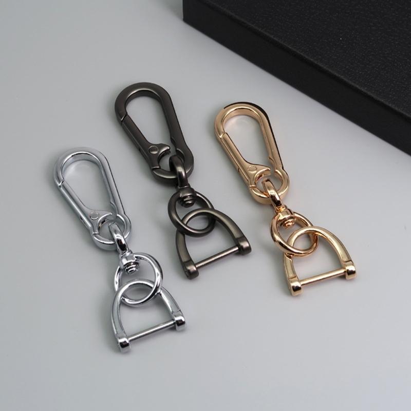 Practical Carabiner Hook Keychain With Swivel and Screwdriver Key Holder Accessory for Bags Handbags Business Use