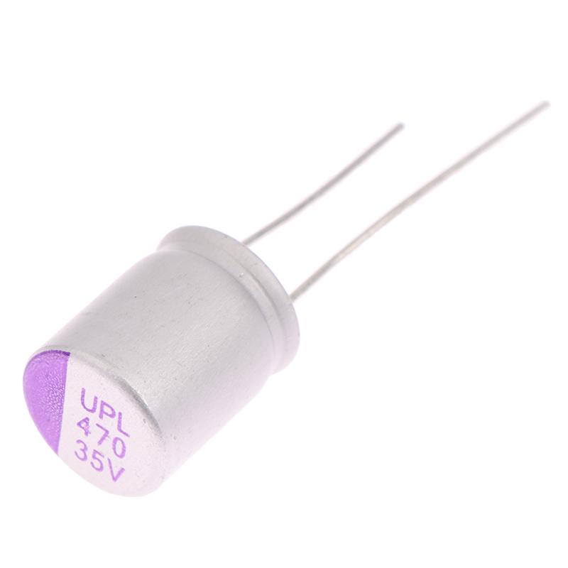 

5 шт. Твердотільний конденсатор Unicon Upl 35V 470Uf Конденсатор для Fpv Drone Parts 35V470Uf Upl