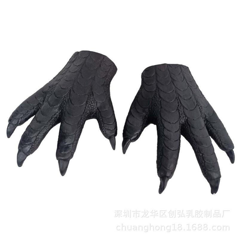

Halloween Bestseller: Rogue Glory Dragon and Dungeon Red Robe Mage Sel Witch Latex Headgear Monster Boss Beast Claw