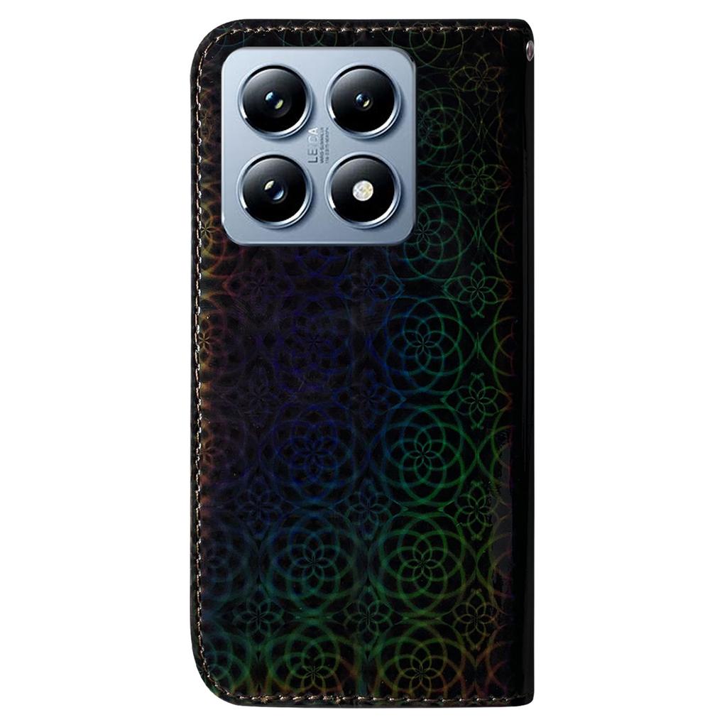For Xiaomi 14T Stand Case Dazzling Flower Leather Phone Cover