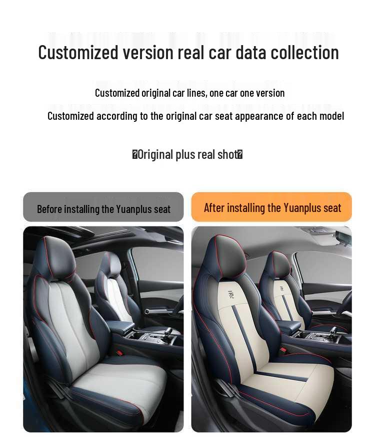 BYD Yuan Plus Car Seat Cover: All-Season, Breathable, Full Coverage