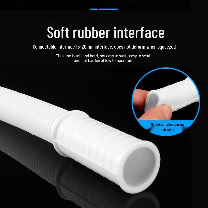 

Air Conditioner & Washing Machine Water Hose Kit: Sun-Protected Drainage, Condensate, & Inlet Pipes