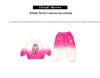 Girls' Gradient Sweatshirt Two-Piece Set - 2025 Spring & Autumn Fashionable Casual Outfit