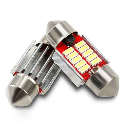 Nanpoku T10 31mm LED Lampa Kabinowa, Biała, 6000K 4014SMD 10 Rzędów do Samochodów,