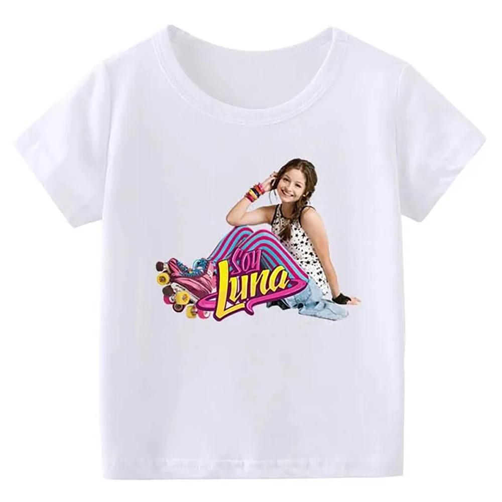 ZYXZ 2023 Cartoon Soy Luna Children's T-Shirt Funny Pink T-Shirts Baby Gilrs Summer Children For Kids Tops Clothes 917022