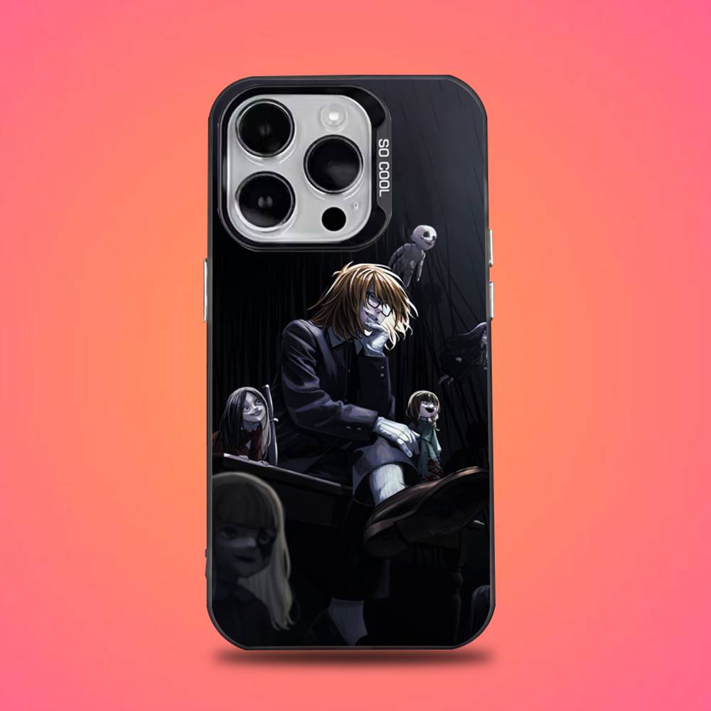 

R-Ranfren RANDAL S-SatoruS For iPhone 17,16,15,14,13,12,11,Pro,Max,Plus,E,Air,Mini Anti Fall Black Matte Hard Bumper Phone Case iPhone12mini