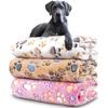 Hundfiltar Katt Mjuk Fluffig Fleece Husdjursfilt Varm Söt Tryckt Design Valp Kattunge Hundtass Liten