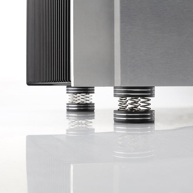 1 Stück Hifi-Schwingungsdämpfer Aluminiumlegierung Federdämpfungspad für Audio-CD-Hifi-Verstärker-Lautsprecher-Plattenspieler