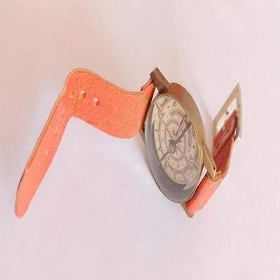 Brass Working Compass Wrist Watch Rustic Engraved Wrist Compass, Person Best Handmade Watch Fathers Days