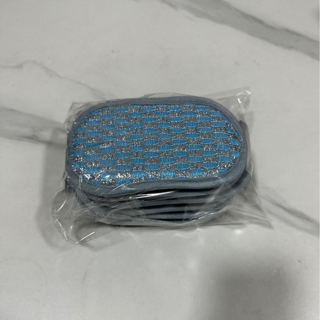 Double-Sided Non-Stick Scouring Pad & Dishwashing Sponge Brush