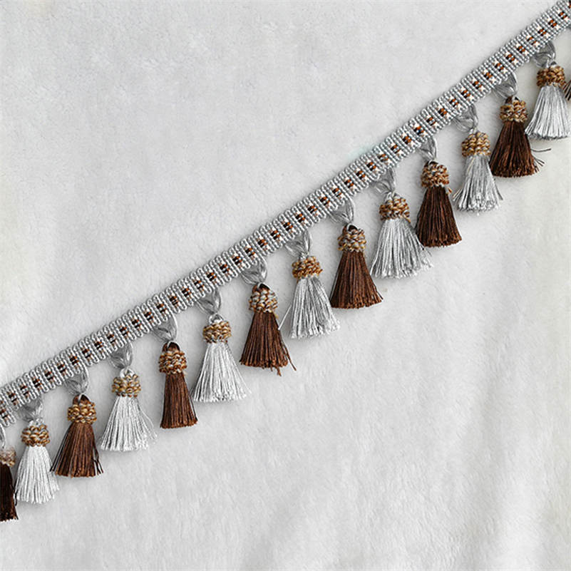 3 Meter Lace Tassel Ribbon Curtain Decor Tassels Trimming Fringes Tassel Lace For Sewing Bed Clothes Curtains Accessories