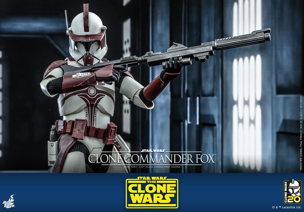 TV Masterpiece Star Wars: The Clone Wars Commander Fox 1/6 Scale Figure
