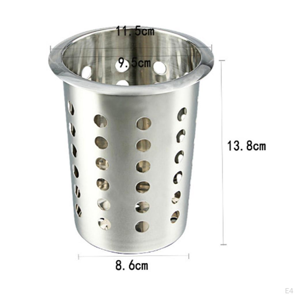 Chopsticks Holder Countertop Utensil Silverware Cutlery Rack Organizer Stainless