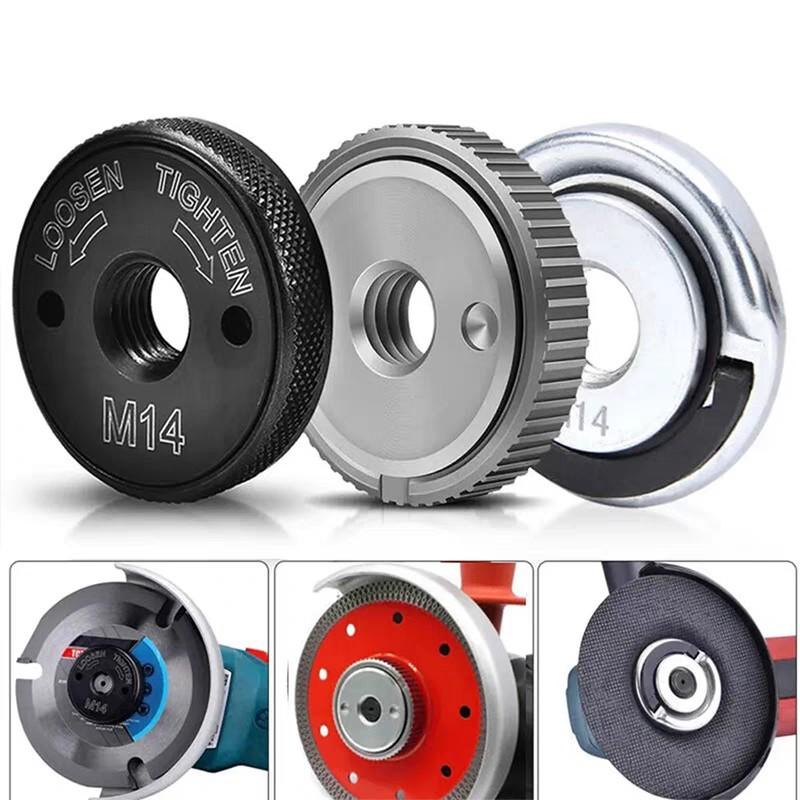 M10 Angle Grinder Self-Locking Pressing Plate Galvanized Grinder QuickRelease Pressure Plate Portable Pull Ring Pressure Plate