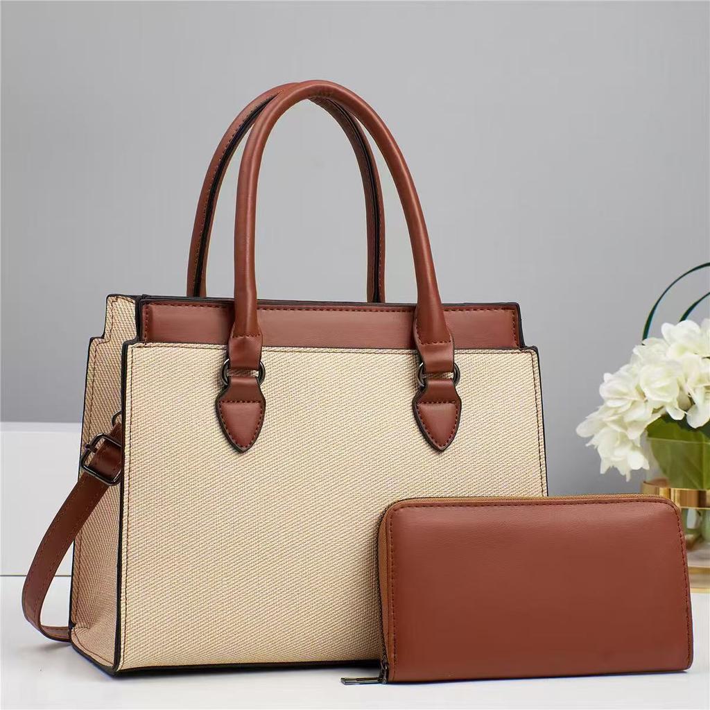 Contrasting Colors New Shoulder Women's Bag Commuter Simple Fashion Versatile Portable Oblique Span Bag