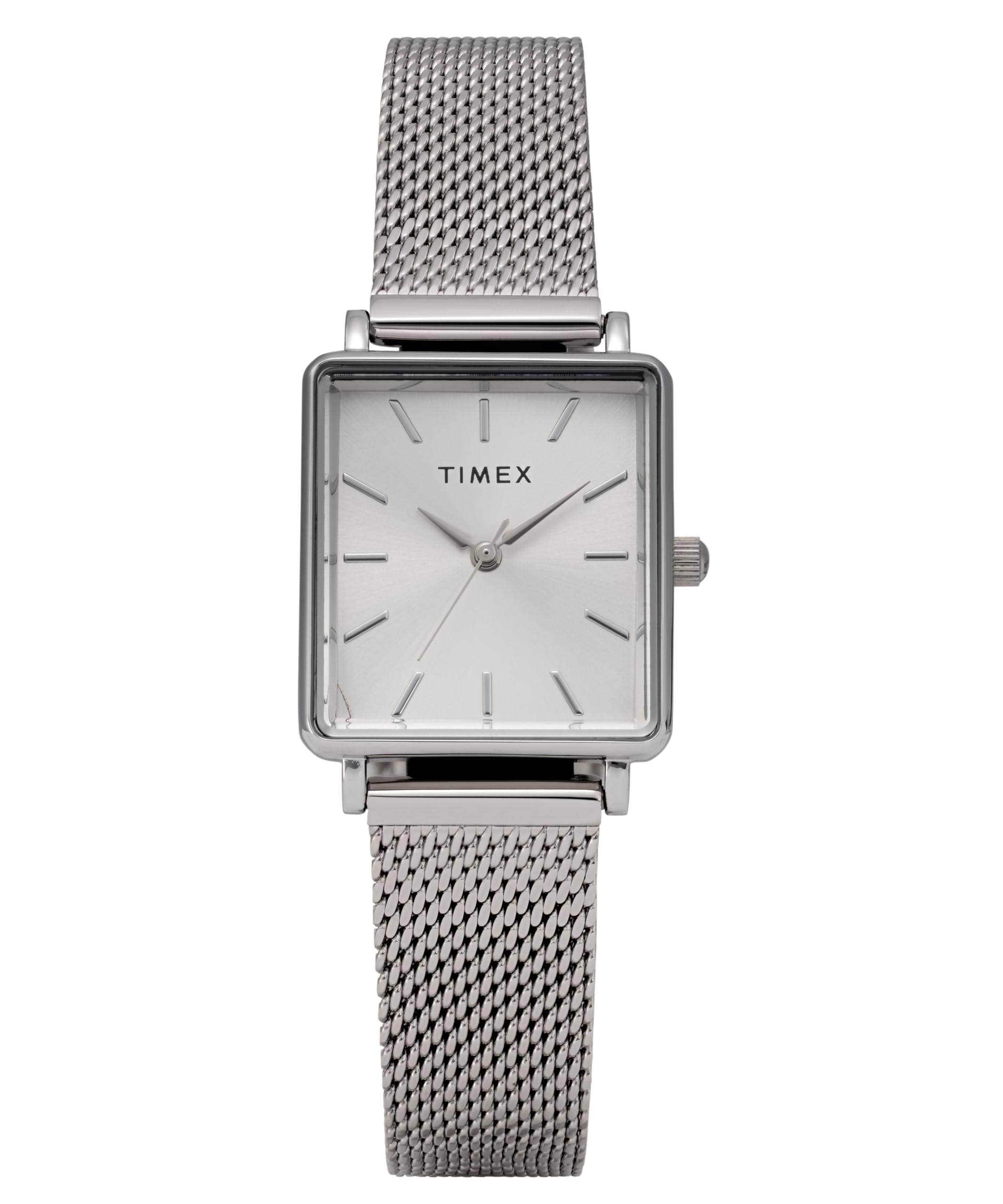 TIMEX Transcend 3 ATM Water Mineral Silver Unisex Watch, Quartz, Resistant, Glass, Dial, TW2Y26300, [Used]
