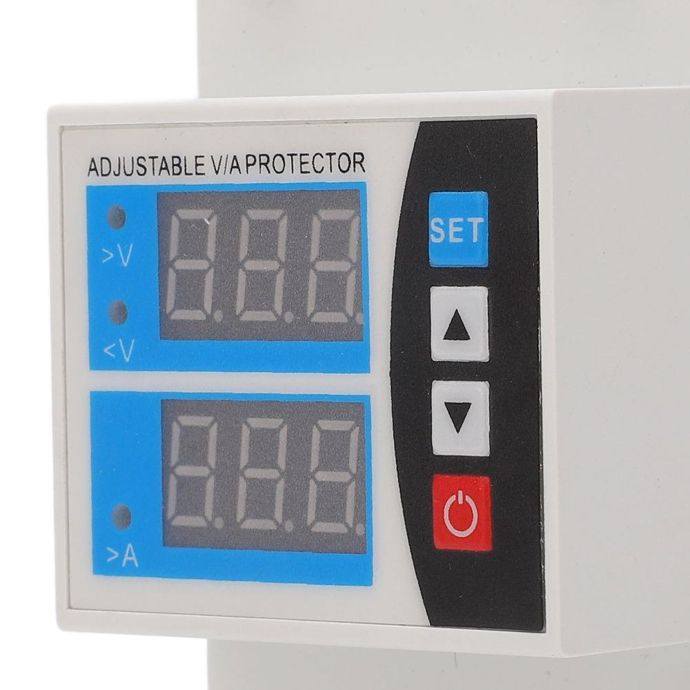 Two Display Voltage Protective Device Self Resetting Current Limit Protector Circuit Safety