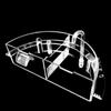 3-in-1 External Filter Box High Transparency Water Circulation Aquarium Water Purifier Hanging Type Edge Hole Aquarium Box