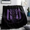 Royal Sporting Club Anderlecht Printed Flannel Blanket, Soft Throw for Bedroom Sofa, Washable, Fan Merchandise, Great Gift.