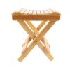 Folding Stool Bamboo Massage Shop Shaving Shower Footrest Home Portable Folding Seat