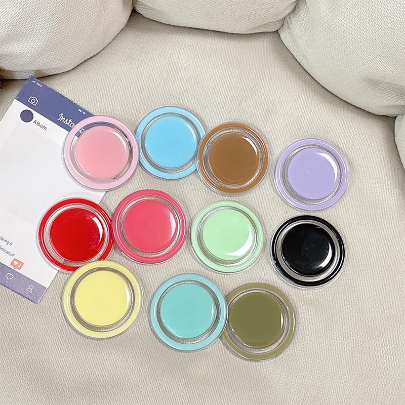 Simple Solid Color Magnetic Suction Round Candy Mobile Phone Airbag Bracket Is Suitable For Magsafe Desktop Support Ring Creativity