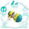 Interactive Dog Toy for Small Large Dogs Cats Treat Dispenser Leaking Food Slow Feeder Pets Ball Toys Training Labrador Supplies