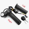 108X Electric Bike Ignition Switch Throttle Grip Set: Left & Right Handlebar Replacement Parts