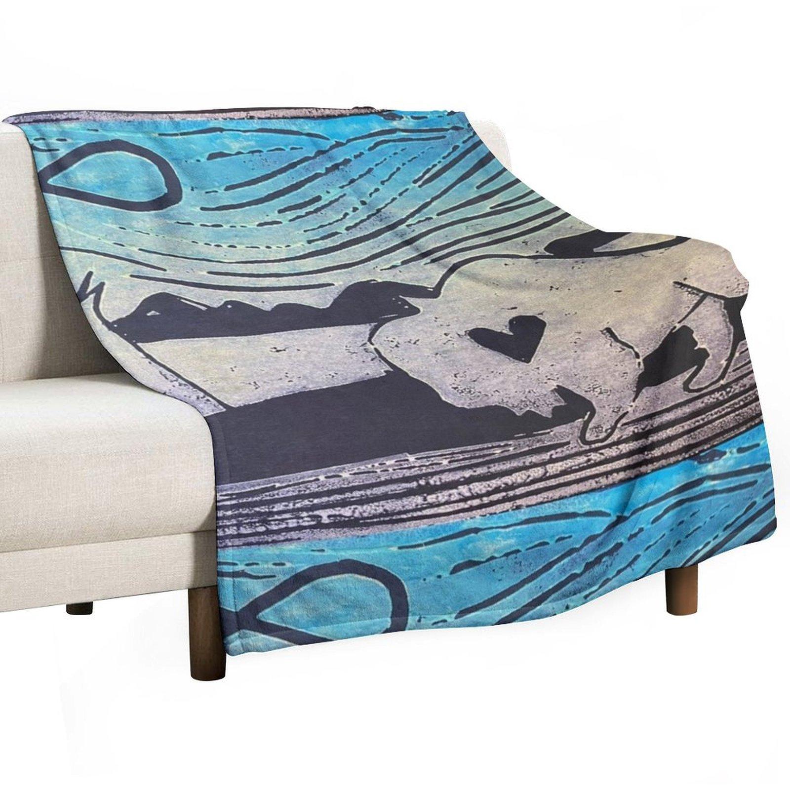 

Education is the New Buffalo on Black Throw Blanket cosplay anime Decorative Beds Decoratives Winter beds Blankets 30x40in