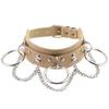 1 Pcs Leather Choker Female Collar for Women Goth Punk Chain Harajuku Necklace Sexy Vegan Chocker Festival Girls Gothic Jewelry