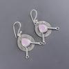 Rose Chalcedony Jewelry, 925 Sterling Silver Earrings, Charming Earrings For Love, Handmade Beautiful Gemstone Jewelry Gift for Activists
