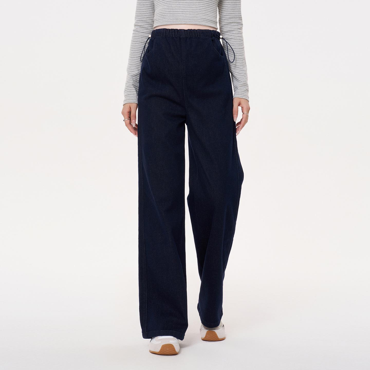 

Masanon Maternity Jeans: Comfortable Straight-Leg for Spring/Autumn 2025 - Non-Constricting, Small Sizes Available. Double Extra Large синій