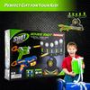 Luminous Electric Suspended Target Children's Shooting Competition Soft Elastic Sponge Toy Gun Set Outdoor Sports Toy Gift