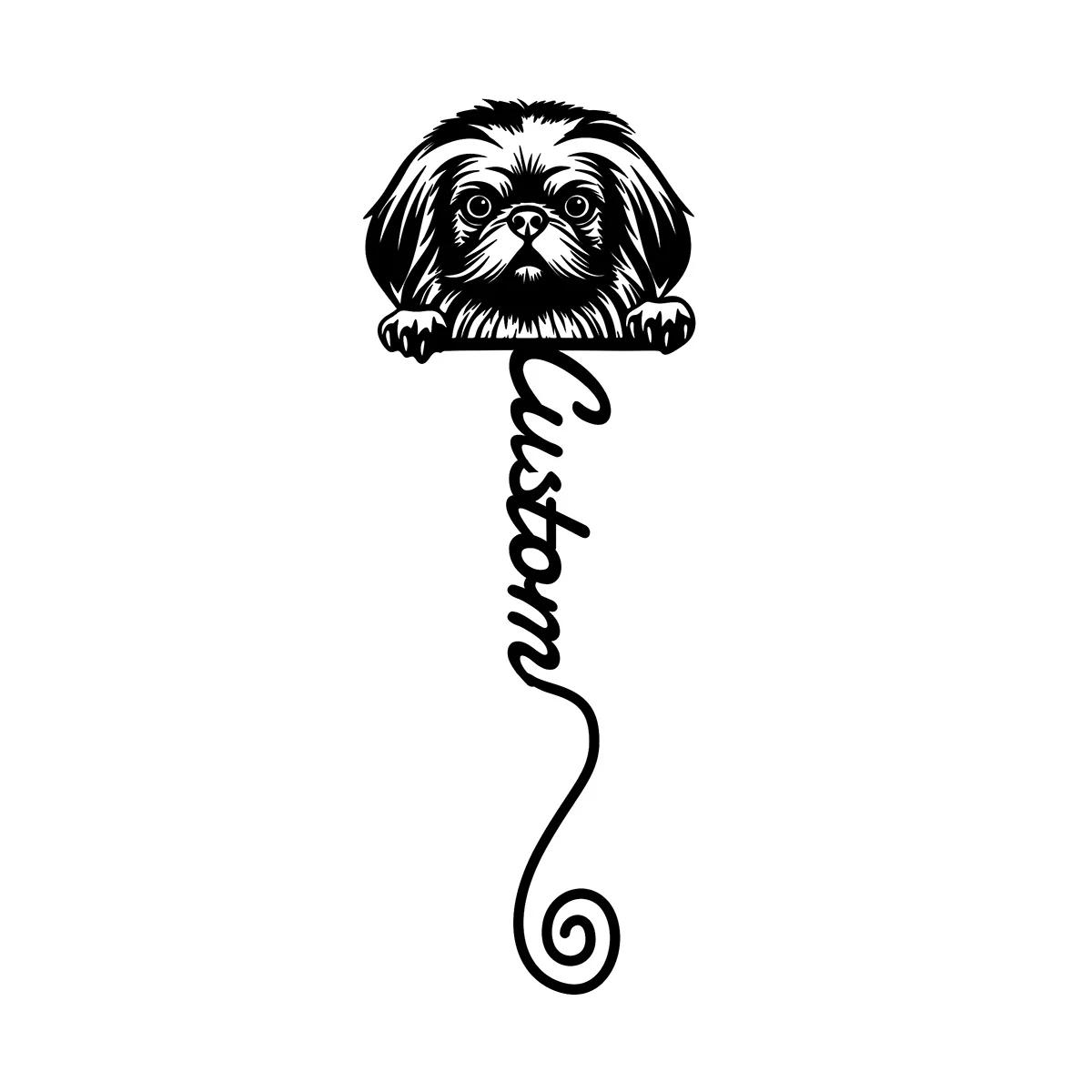 Metal Bookmark Set, Book Lover Gift, Pekingese Dog Bookmark, Unique Gift for Teacher, Back to School Present