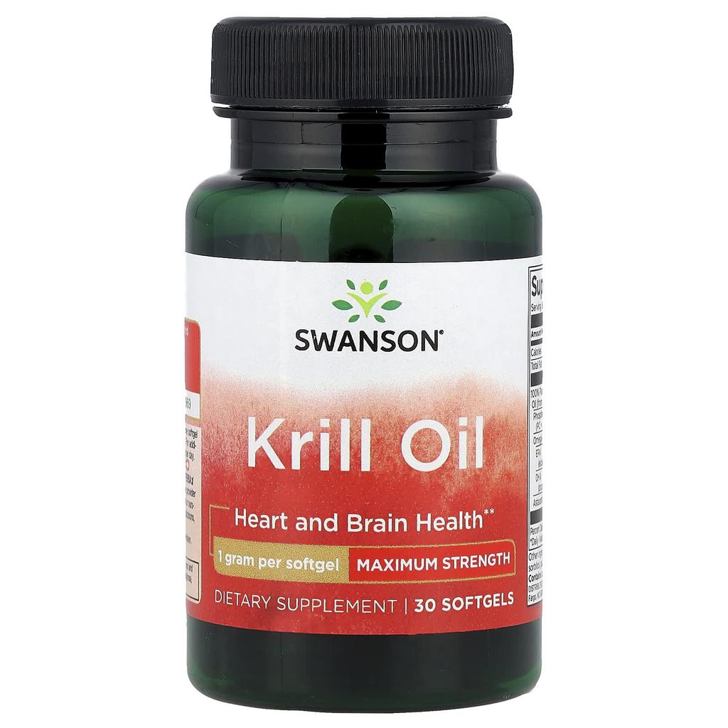 Krill Oil, Maximum Strength, 30 Softgels