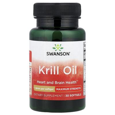 Krill Oil, Maximum Strength, 30 Softgels