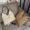 Women's Shoulder Bags Casual Cotton Thread Wicker Woven Ladies Handmade Totes Large Capacity Summer Beach Female's Messenger Bag