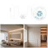 Clearhill Motion Sensor COB LED 5V USB Strip Daylight White Lighting 4 Timer Off 320 8mm for DIY Lighting in Supply Sold Light, 3M, 6500K, Day/Night