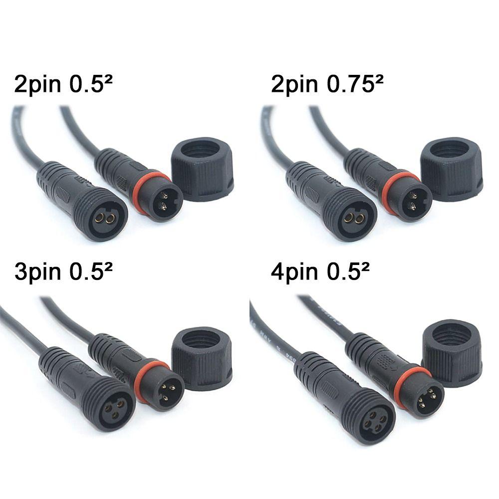 3Pin 4Pin Display Pin 2Pin3Pin4Pin Cable Waterproof Connector Line Optional Cable Base Connector
