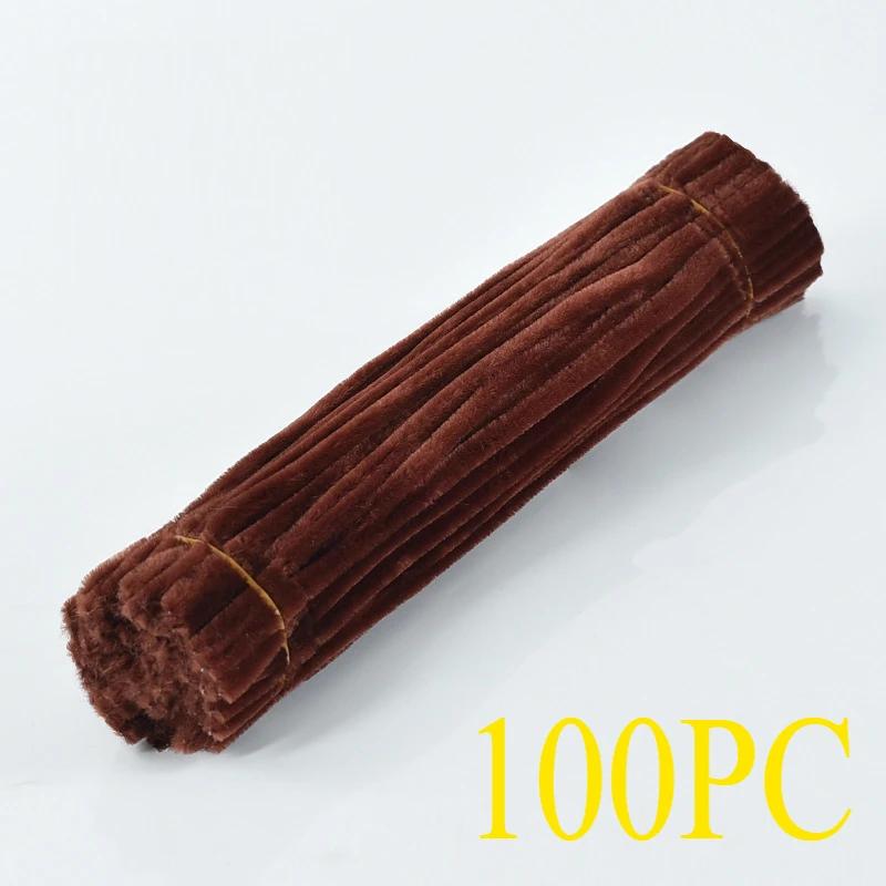100/300pcs Pipe Cleaners Chenille Stem Craft Flower Supplies, 3 Colors Pipe Cleaners Set for DIY Art and Craft Decorations