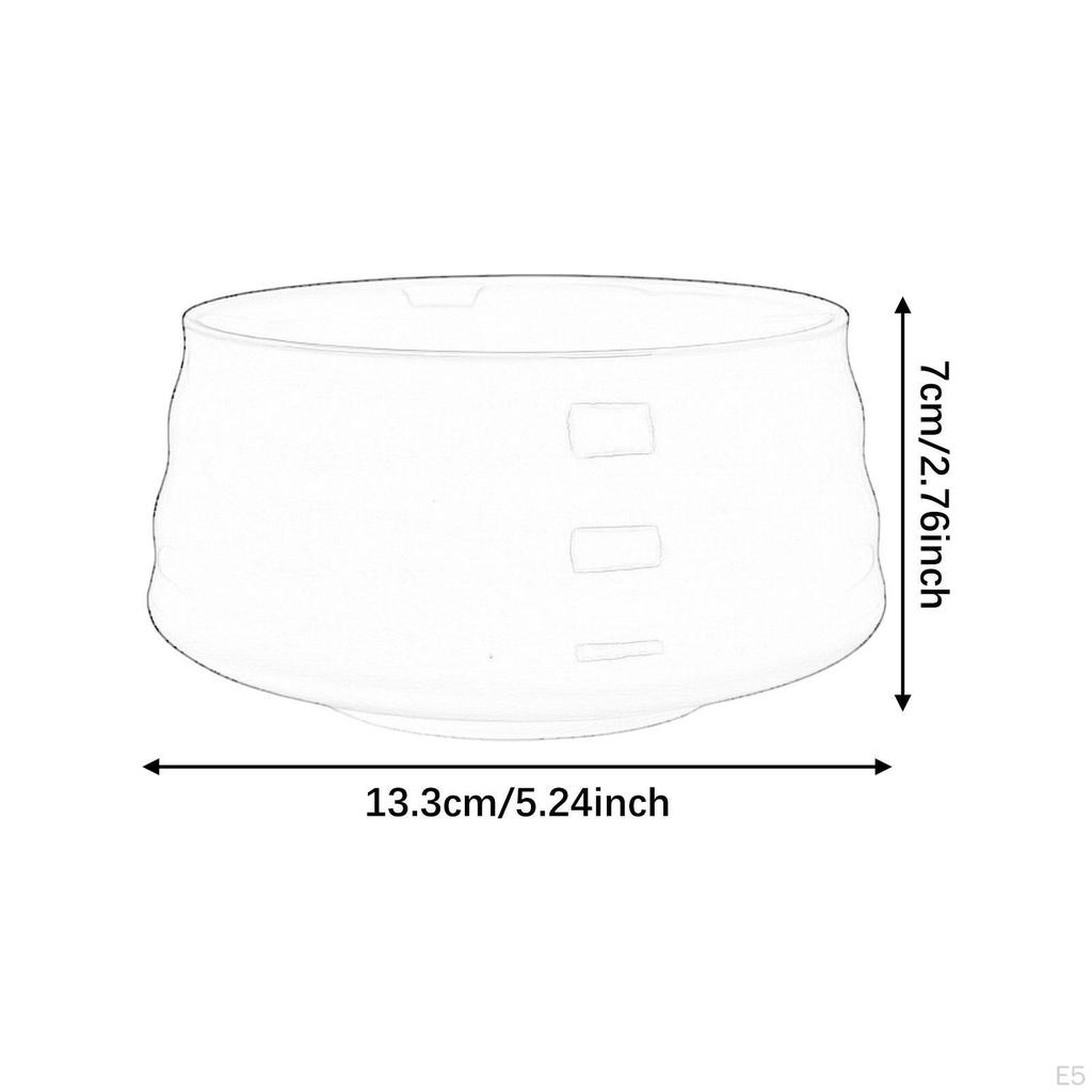 Ceramic Matcha Bowl Handcrafted Japanese Preparation Portable Porcelain Tea Mixing