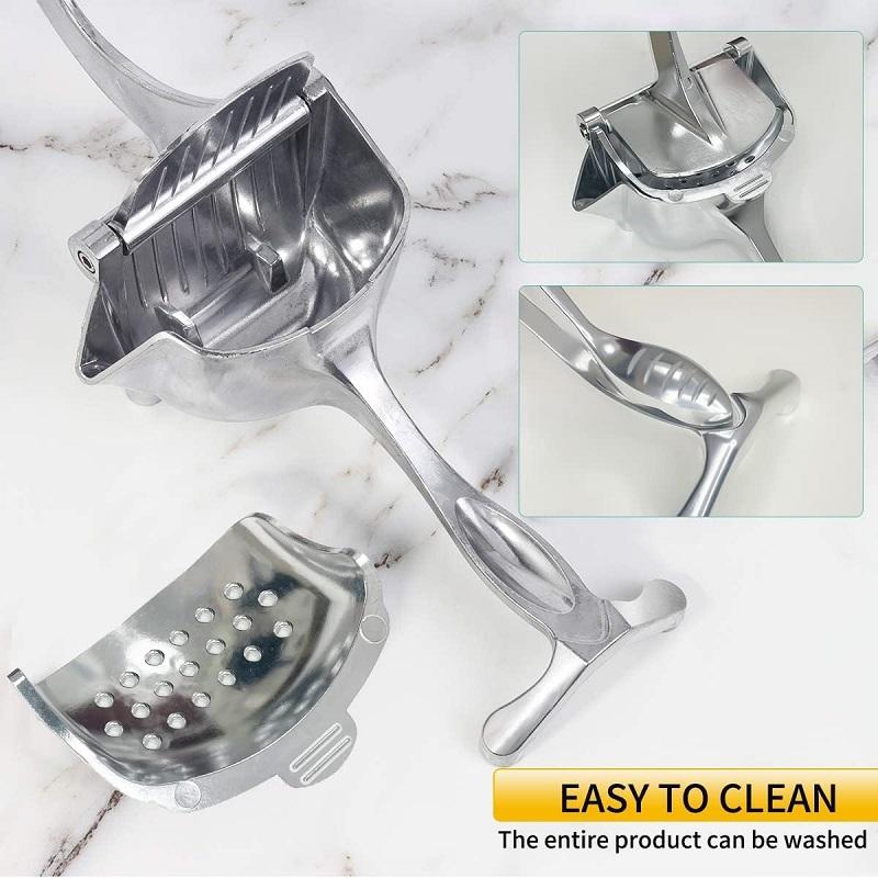 Manual Metal Juicer Squeezer Eco-Friendly Dishwasher Safe Kitchen Accessory Fruit Vegetable Orange Lemon Squeezing Portable