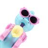 21cm Lollipop Oppbevaringsetui Søt Dyreformet Morsom Lollipop Robot Holder for Gutter Jenter Blå