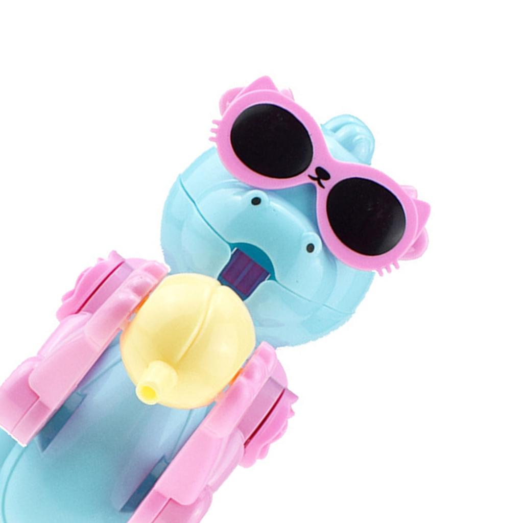 21cm Lollipop Oppbevaringsetui Søt Dyreformet Morsom Lollipop Robot Holder for Gutter Jenter Blå