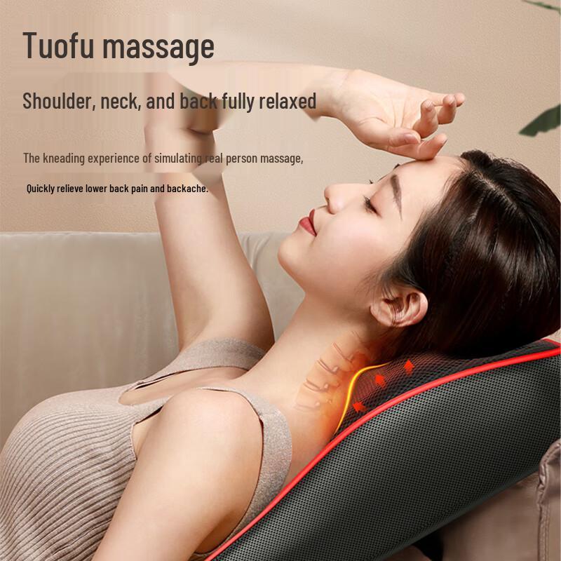 AUX Multifunctional Electric Shiatsu Massage Pillow CN plug (adapter included)