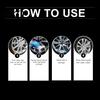 Rust Removal Spray Wheel Remover for Car Rims, 120ml Metal Iron Particle PH Neutral Cleaner with Color Reaction,PH Non-Acid, Restores