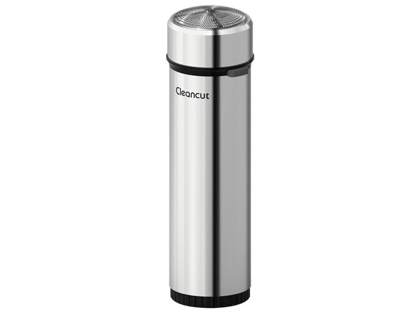 Rotary Men's Shaver, Battery-Powered, Long-Selling Model, Silver