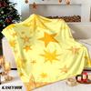 Star Burst Winter Summer Flannel Blanket Throw Fleece Soft Fuzzy Plush Cozy Fleece Blankets for Sofa Ideal Gifts