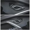 Carbon Fiber Inner Door Grab Handles Cover Frame Trim for Chevrolet Camaro 17-21