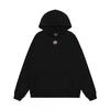 Unisex Oversized Hooded Sweatshirt With Embroidered Cotton Fleece Lined Pullover Winter Streetwear
